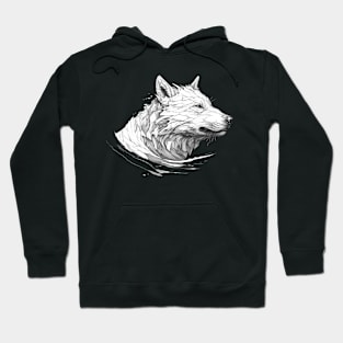 Wolf head Hoodie